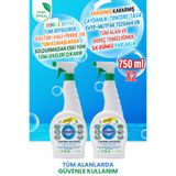Rindamor % 100 Doğal Bitkisel Leke Çıkarıcı - 2’ Li Set 2 x 750 ml