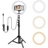 Ring Fill Light Beyaz Sarı Selfie 26CM Işığı Ayak Dahil HX-260