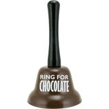 Ring for Chocolate Metal Zil, Kahverengi, 5 inç, Ofis Masa Aksesuarı, Yetişkinler için Yenilikçi Hediye 185366