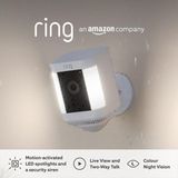 Ring Kablosuz LED Projektörlü Güvenlik Kamerası -3d Hareket Algılamalı - Ring Spotlight Cam Plus Battery