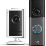 Ring Video Doorbell Pro Görüntülü Kapı Zili Seti "10X Zoom ile Kapıdaki Detayı Yaklaştırın" - Siyah - Beyaz