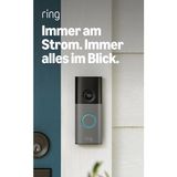 Ring Wired Video Doorbell Görüntülü Kapı Zili "retinal 2k ile Kapıdaki Detayı Net Görün" - Siyah - Beyaz