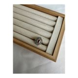ringbox Fuşya Taşlı Vintage Model Yüzük