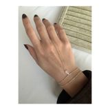 ringbox Gold Damla Taşlı Şahmeran