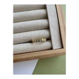 ringbox Gold İnce Sıra Model Taşlı Yüzük