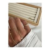 ringbox Gold Taşlı Serçe Parmak Yüzüğü