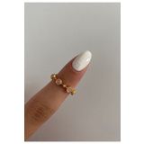 ringbox Kadın Ayarlanabilir Gold Açık Pembe Taşlı Yüzük