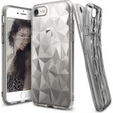 Ringke Air Prism 3D Elmas Yansıması iPhone 7 Smoke Black Ultra Hafif Esnek İnçe Renkli Transparan Silver Kılıf