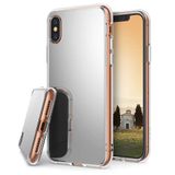 Ringke Mirror Fusion iPhone XS Aynalı Kılıf Silver - Extra Darbe Emici