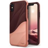Ringke Wave iPhone XS Kılıf Rose Blush - Tam Koruma PC&TPU Ergomomik İnce Tasarım