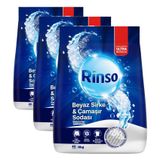 Rinso Beyaz Sirke ve Çamaşır Sodası Beyazlar için Toz Deterjan 6 KG (3 paketi)