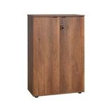 Rio 3 Raflı Kapaklı Kitaplık-Koyu Ceviz( Oslo Ceviz) 72x109x34 Cm ( Gxyxd)