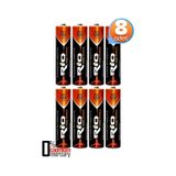 Rio 8Li Aaa R03 İnce Kalem Pil Kumanda Pili Çinko Karbon Pil Zn-C 1.5V