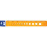 Rio Daire Şablonu 1-20 mm Sarı Renkli Daire Çizim Aracı