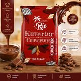Rio Kuvertür Extra Sütlü Çikolata %30 Kakao 2,5 kg