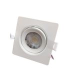Rıo Led Spot 5W Cob Led Beyaz Kasa Kare Beyaz Işık