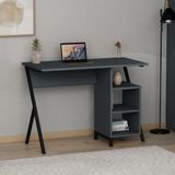 Rio Metal Ayaklı Çalışma Masası - Antrasit - 120 X 50
