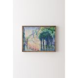 Rio San Trovaso - Henri Edmond Cross - Ahşap Desenli Çerçeve, Ceviz, 50 x 70