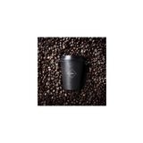 Rioba Cup 7 Oz Siyah Kapaklı Karton Bardak Kahve Çay Kağıt Bardak 180 ml - 50'li