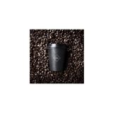 Rioba Cup 9 Oz Siyah Kapaklı Karton Bardak Kahve Çay Kağıt Bardak 250 Ml - 50'li