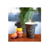 Rioba Karton Bardak Siyah Kahve Bardağı 7oz Küçük Boy