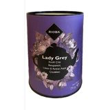 Rioba Lady grey Siyah Çay, Bergamot, Limon & Kırmızı Aspir Çiçekleri ~ 75 G