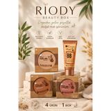 Riody Beauty Box 4'lü Makyaj Seti Bb Krem Pudra Allık Mat Görünüm