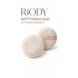 RiODY Soft Focus Duo 2’li Pudra Süngeri | Makyaj Pufu ve Pudra Sabitleme Aplikatörü