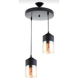 Riolight Ikili Camlı Sarkıt Avize Çap: 30CM - Eskitme