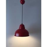 RIOLIGHT KIRMIZI İÇİ BEYAZ TEKLİ METAL SARKIT ÇAP: 30CM