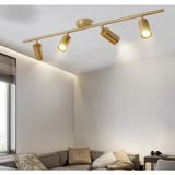 Riolight LED 13 Spot,led Avize Eskitme Gövde 4XGU10 Duylu gün ışığı 360 Derece Hareketli Başlık Spot