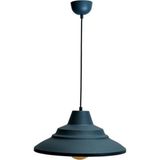 Riolight Metal Sarkıt Siyah İçi Sarı 40 cm Çap