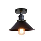 RİOLİGHT METAL SİYAH PLOFONYER SARKIT ŞAPKA ÇAPI: 28CM RIO000982