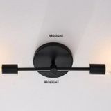 RİOLİGHT MODERN 2XE27 DUYLU AYNA ÜSTÜ METAL DUVAR APLİK