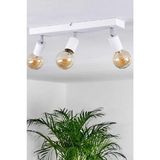 Riolight Modern Beyaz 3XE27 Mafsallı Hareketli Başlık(Glop Ampul Hariç) Metal Spot Avize