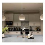 RİOLİGHT MODERN BEYAZ İÇİ BEYAZ MASA ÜSTÜ,BAR ÜSTÜ TEKLİ METAL SARKIT AVİZE ÇAP:20CM 1ADET FİYATIDIR