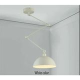 Riolight Modern Beyaz Üç Mafsallı Akrobat Metal Masa Üstü Sarkıt Avize Şapka ÇAPI:30CM - 1