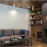 Riolight Modern Eskitme Led 4xgu10 Duylu Hareketli Başlık Spot Ampül Dahildir Antik Eskitme