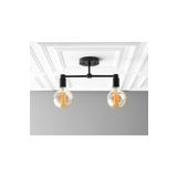RİOLİGHT Modern Ikili Siyah Metal Sarkıt Avize RIO000645