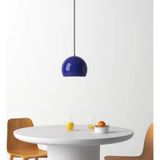 Riolight Modern Koyu Mavi Cafeler,oda,mutfak,yatak Başı İçin 1xe27 Tekli Metal Sarkıt Avize Çap:20cm