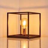 RİOLİGHT MODERN KÜP METAL ABAJUR 25CM X 25CM