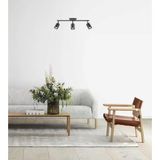 Riolight Modern Led Spot,Led Avize Siyah Metal Gövde Gün Işığı Ampül 360Derece Hareketli Başlık Spot