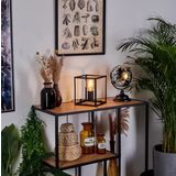 RİOLİGHT MODERN, RETRO,VİNTAGE,RUSTİK SİYAH 1XE27 DUYLU KÜP METAL 20CMX20CM ABAJUR