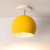 Riolight Modern Sarı Cafe,çocuk,genç Odası Için Mafsallı Hareketli Başlık 1XE27 Metal Glop Avize