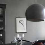 RİOLİGHT MODERN SİYAH ODA,MASA,BAR ÜSTÜ CAFELER İÇİN 1XE27 DUYLU TEKLİ METAL SARKIT AVİZE ÇAP:20CM