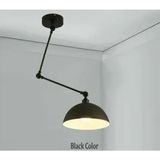 Riolight Modern Üç Mafsallı Akrobat Metal Masa Üstü Sarkıt Avize Şapka ÇAPI:30CM - Siyah - 1