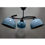 RİOLİGHT MODERN ÜÇLÜ AÇIK MAVİ BAŞLIK METAL SARKIT AVİZE