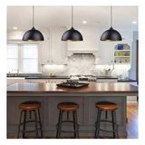 RİOLİGHT MODERN1,VİNTAGE1 CAFE,OTELLER İÇİN 1XE27 SİYAH METAL SARKIT AVİZE ÇAP:30CM 1ADET FİYATIDIR