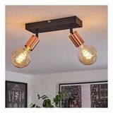 RİOLIGHT MODERN2 SİYAH1 2XE27 DUYLU MAFSALLI HAREKETLİ2 BAŞLIK(GLOP AMPUL HARİÇ) METAL SPOT AVİZE