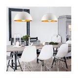 Riolight modern,rustik,vintage mutfak,oda,cafe,oteller için beyaz 1xe27 metal sarkıt avize çap:40cm 1adet fiyatıdır